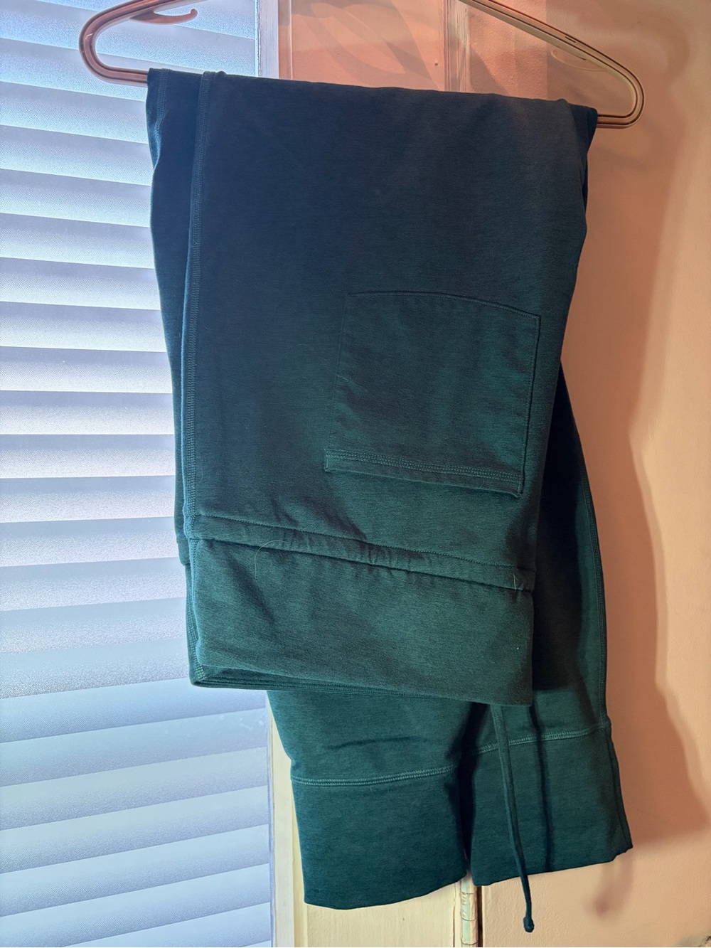 Ladies Dark Teal Jogger Pants M1